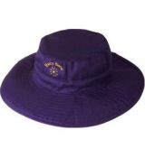 Baby Banz - klobouček s UV BABY fialový - bavlna
